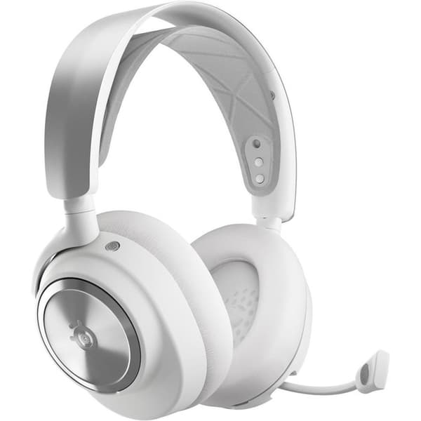 SteelSeries Arctis Nova Pro WL Trådlöst Gamingheadset i vitt med mic, ANC och transparens vit