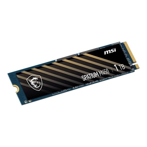MSI - SPATIUM M450 - Intern SSD - 1TB - PCIe 4.0 NVMe M.2