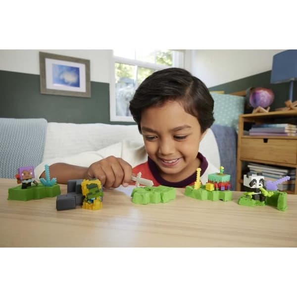 Minecraft-Mini-Modulära Huvuden - Blandning av figurer - Minecraft - HTK99 (slumpmässig modell)