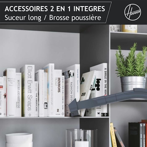 Påslös burkdammsugare - HOOVER BR21HM - 700 W - Kassett: 2 L - 78 dBA