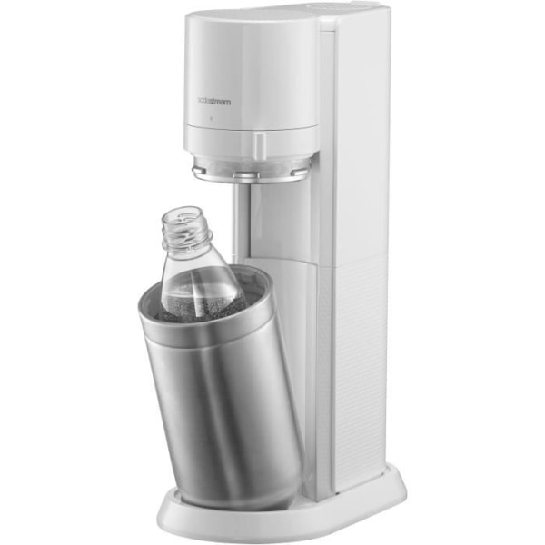 SODASTREAM DUOBICB - Vit DUO-maskin Pack 4 flaskor (2 DUO-karaffer + 2 säkring LV) + 1 CQC utbytescylinder