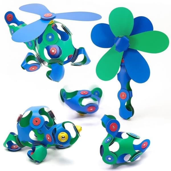 Magnetiskt byggset - GIPSY TOYS - Crew Pack CLIXO - 30 delar - Flexibelt - Hållbart