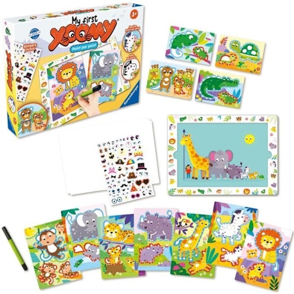 My First Xoomy, Dot to Dot, My First Drawings, Drawing, Creative Leisure, Från 3 år, 23752, Ravensburger