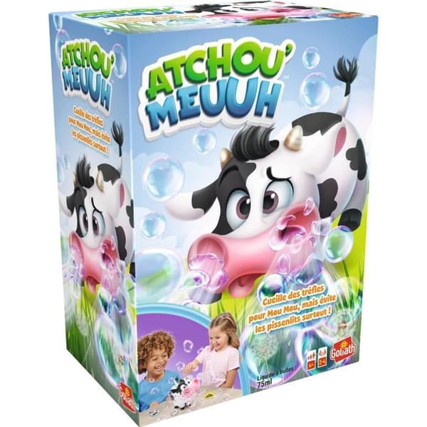 Brädspel - GOLIATH - Atchou'Meuuh - Samla klöver och undvik allergier! 4 åringar