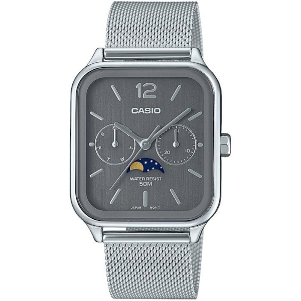 Klocka - CASIO - MTP-M305M - Herr - Grå - Kvarts - Analog