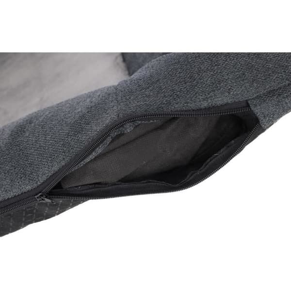 KERBL - XL memoryskummadrass - 100 x 70 x 9 cm - PLATIN ORTHO-kudde - Grå -