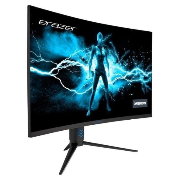 Böjd PC Gamer-skärm - MEDION MD22093 - 32 FHD - VA-panel - 1 ms - 165 Hz - HDMI / DP - Freesync