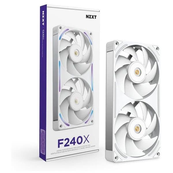 NZXT F240X Core Single Frame PC-fläkt (RF-U24PN-W1) - Ø 240 mm