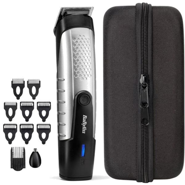 Skäggtrimmer - BABYLISS - P1358E - Rostfritt stålblad - Vattentät - Batteridriven