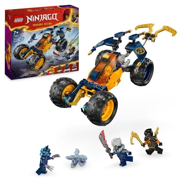 LEGO NINJAGO 71811 Arins Ninja Off-Road Buggy, set med drake och 4 minifigurer