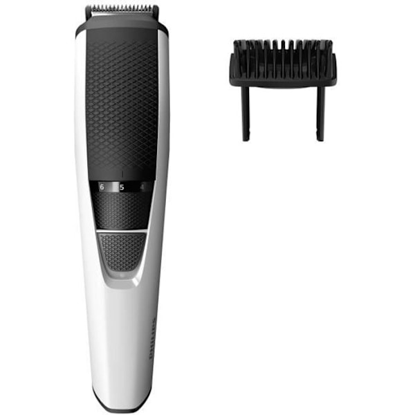 PHILIPS BT3206 / 14 hår- och skäggtrimmer - 3000-serien - 10 klipphöjder - vit