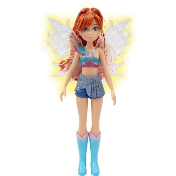 Winx docka med lysande vingar - Bloom - 26 cm - Från 3 år - WNX781