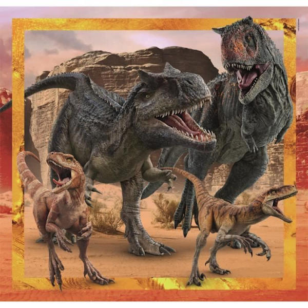 CLEMENTONI-pussel 3x48 bitar - Jurassic World