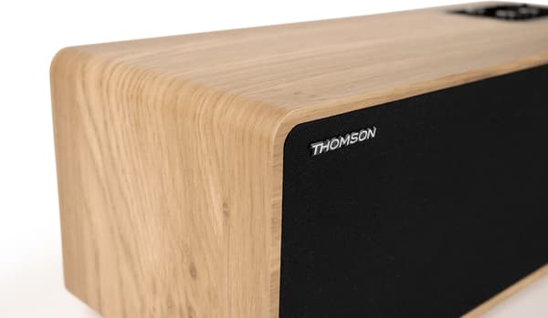 Bluetooth-högtalare - THOMSON - Trä och svart
