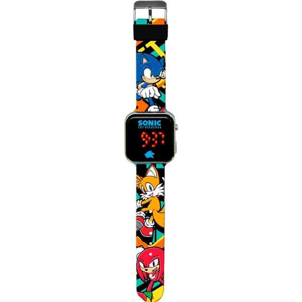 LED-klocka - BARNLICENSERING - Sonic - Ålder 4+