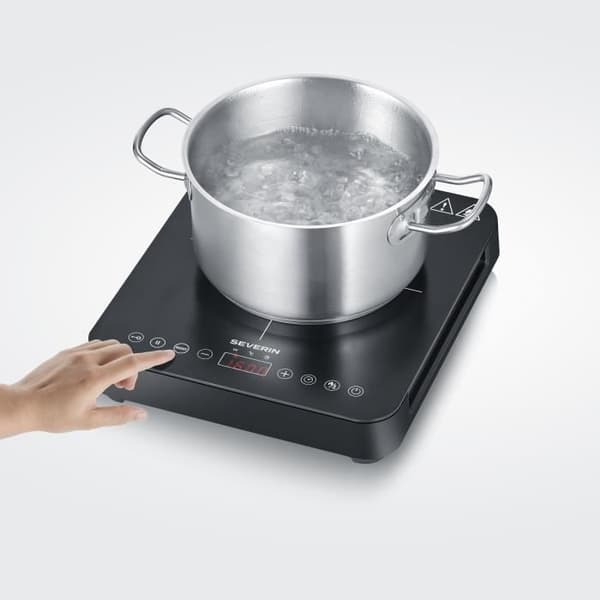 SEVERIN portabel spishäll - KP9190 - 1 brännare - 10 effektnivåer - 2000W