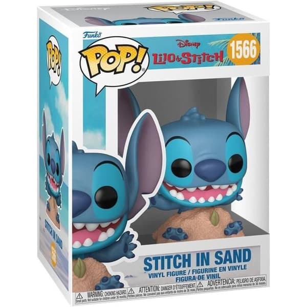 Figur - Funko - Lilo och Stitch - Stitch i sand - 9 cm - Vinyl - Samling