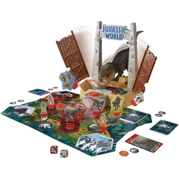 Brädspel med T-Rex-figur - EPOCH - Jurassic World T-Rex Escape