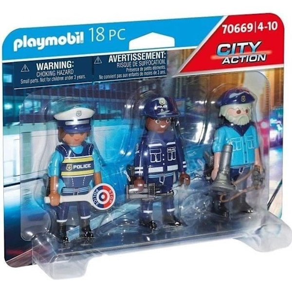 PLAYMOBIL - 70669 - Polisens polislag