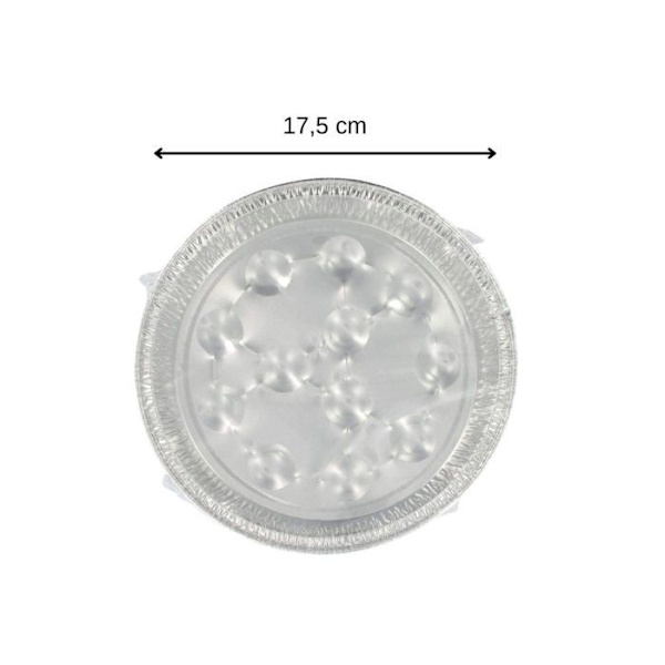 2-pack med 10 snäckskålar - FACKELMANN - Aluminium - 17,5 cm