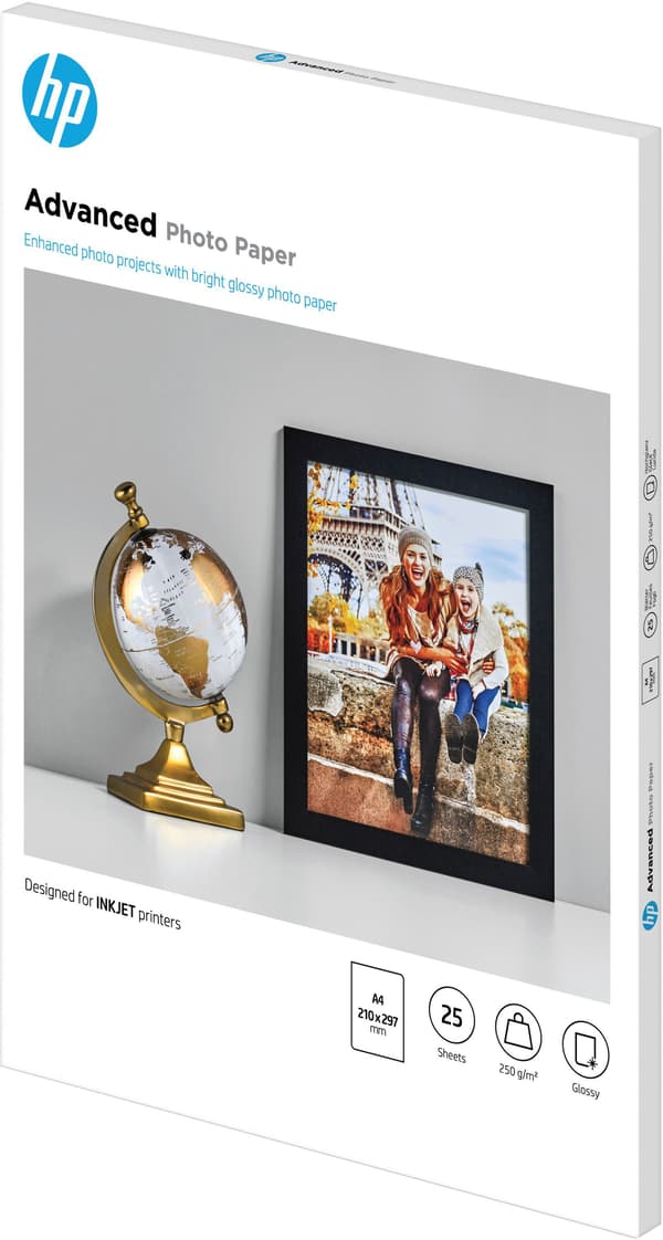 HP Q5456A fotopapper - 25 A4-ark - Förpackning med 1 - glans