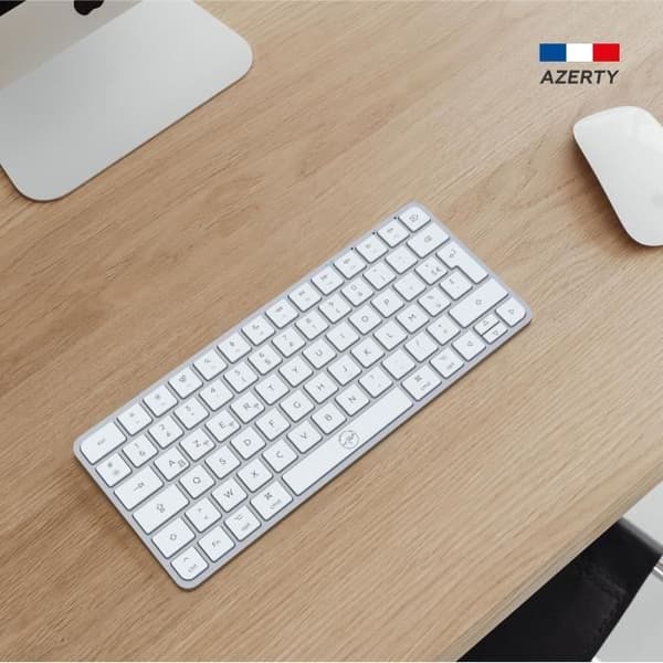 Minitangentbord - Platta tangenter - MOBILITY LAB - KMP2000W - AZERTY - FR - Multianslutningar - Vit