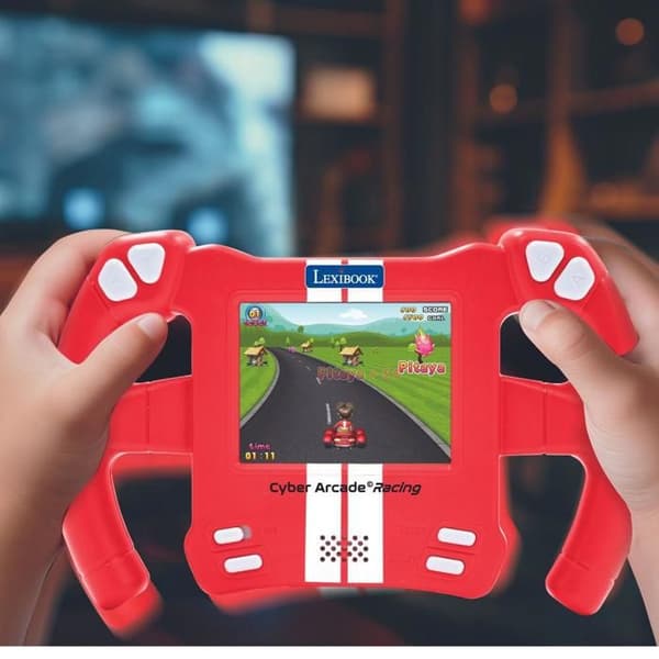 Konsol - LEXIBOOK - Ratt - 30 spel ingår - 5 cm LCD-skärm - Rörelsedetektering