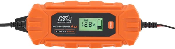 Bilbatteriladdare - XLPT - 4A - 70W - 12V - 3 m - IP65 - Matningsläge - Digital display