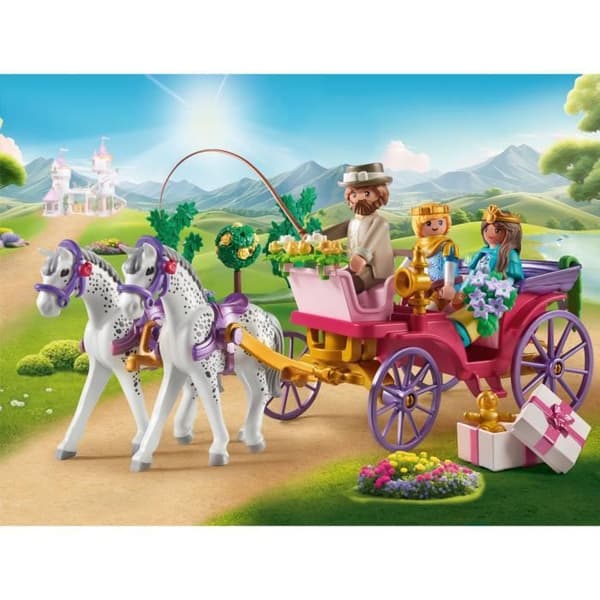 PLAYMOBIL 71846 Vagn med Prinspar och Kusk