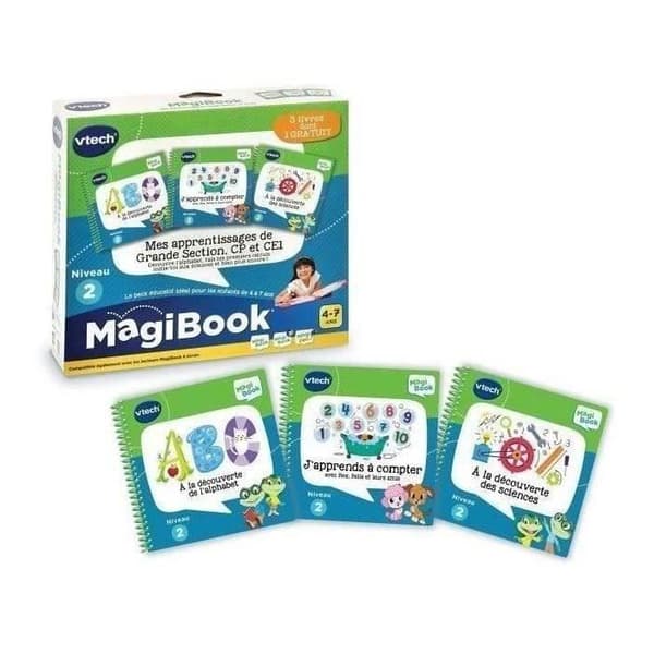 VTECH - MAGIBOOK - Mitt lärande i Grande Section, CP och CE1