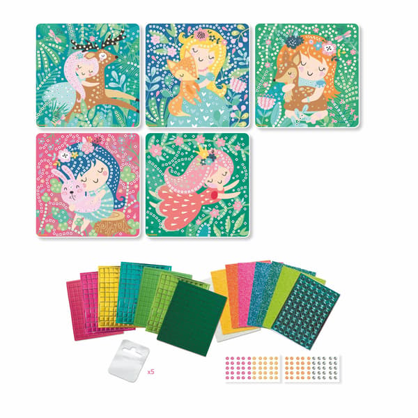 Mosaiker - Sycamore - Stick'N Fun - Skogsprinsessor - Ålder 5+