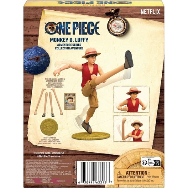 Ledad figur - ONE PIECE - Luffy - 15 cm - Från 4 år
