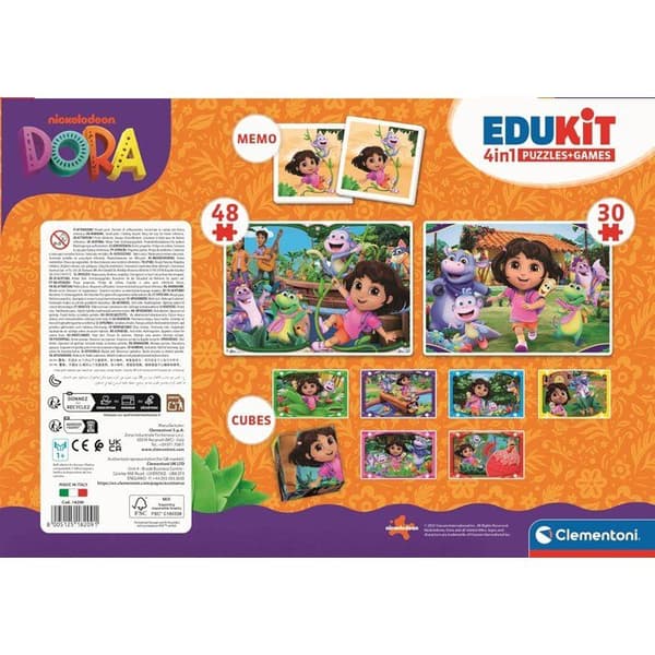 CLEMENTONI - Edukit 4 i 1 - Dora