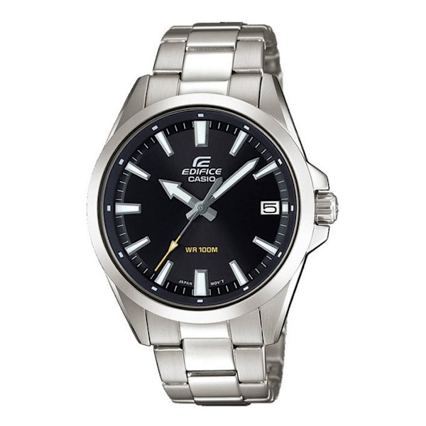 CASIO EDIFICE Klocka i rostfritt stål - Grå - Kvarts - Mineralglas - Analog