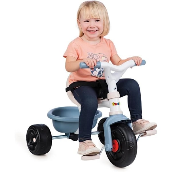 Smoby -trehjulingens evolutiva barn är roliga - metallstruktur - blå