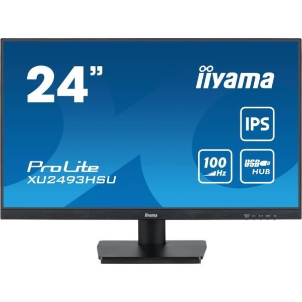 PC-skärm - IIYAMA PROLITE XU2493HSU-B6 - 23.8 1920x1080 - IPS-panel - 1ms - 100Hz - HDMI / DisplayPort