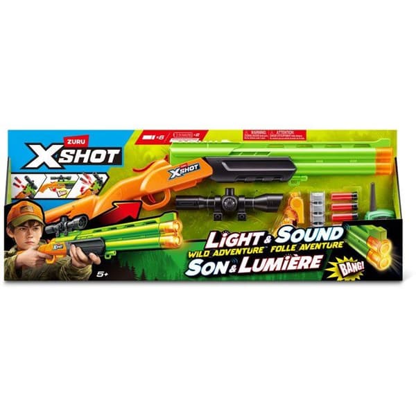 Pumphagelgevär - ZURU XSHOT - Rollspelshagelgevär Big Hunter - Ålder 5+