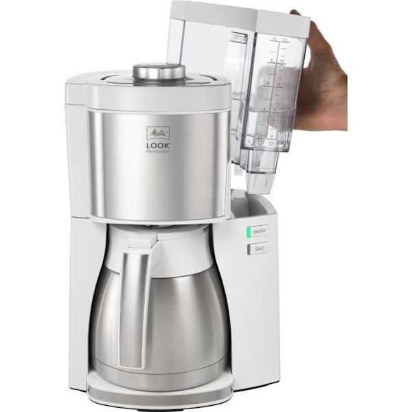 Melitta Coffee Machine - Look V Therm Perfection 1025-15 White/Borsted Steel