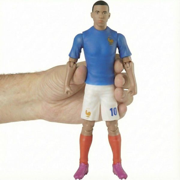 Ledad figur - Frankrikes landslag - MEGABLEU - Mbappé nummer 10 - 20 cm