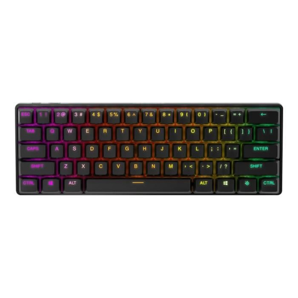 Speltangentbord - AZERTY - STEELSERIES - Apex Pro Mini Wireless FR - Utan numerisk knappsats - Bakgrundsbelyst - Svart