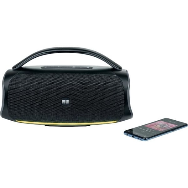 Ljusstark trådlös högtalare - BIGBEN - Mainstream 4 - Bluetooth, 100W, USB, Micro-SD, AUX-IN, 6000mAh batteri