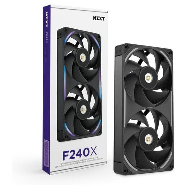 NZXT F240X Core Single Frame PC-fläkt (RF-U24PN-B1) - Ø 240 mm
