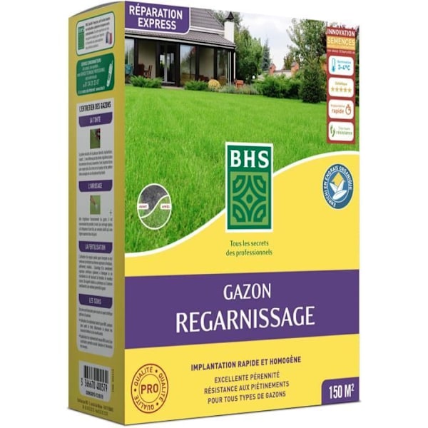 Gräsmatta - BHS - Gräsåterväxt 3kg