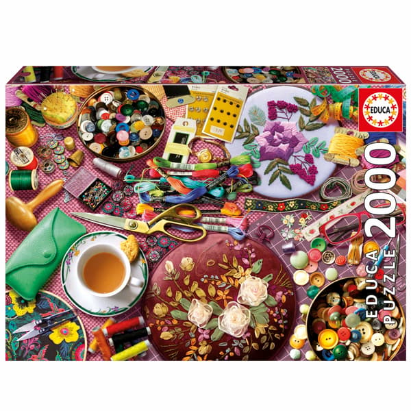 Pussel - EDUCA - Sybordet - 2000 bitar - 96x68 cm - från 15 år