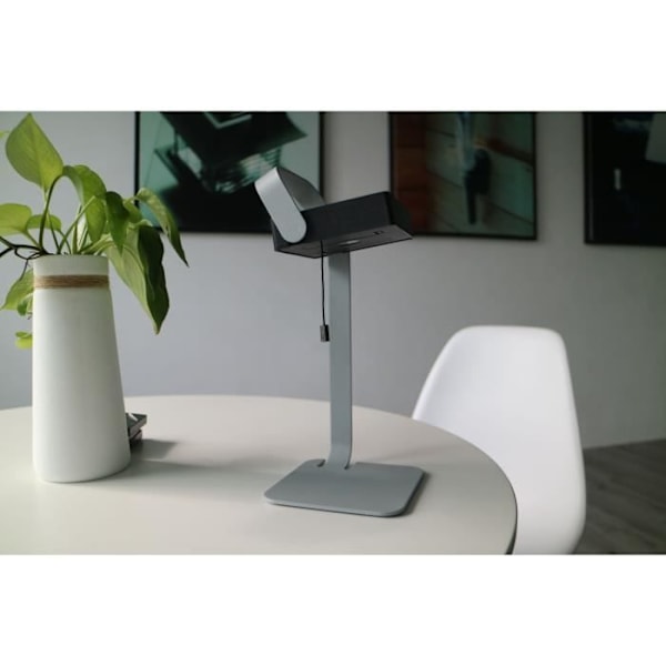Designer solar bordslampa - Easy - Grå