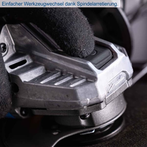Batteridriven vinkelslip med startkit 2Ah BC-AG125-X - SET S - SCHEPPACH