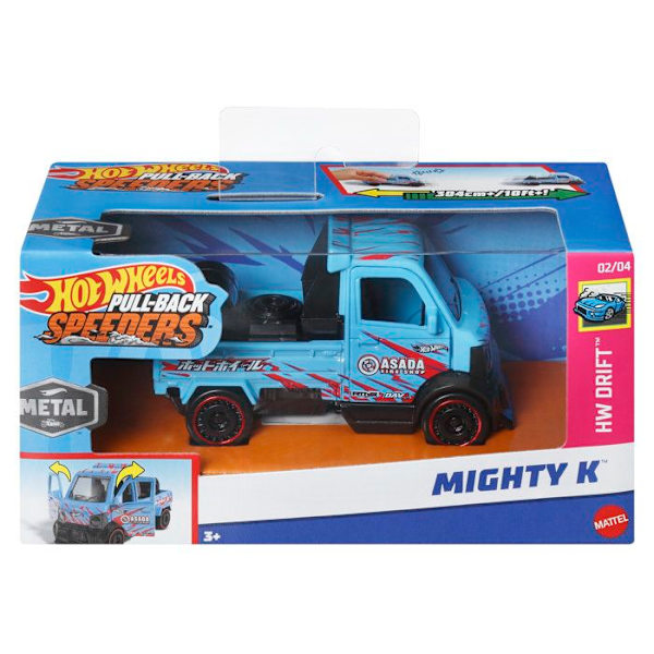 Hot Wheels Pull-Back Fordon - Skala 1/43 - Hot Wheels - HPR70