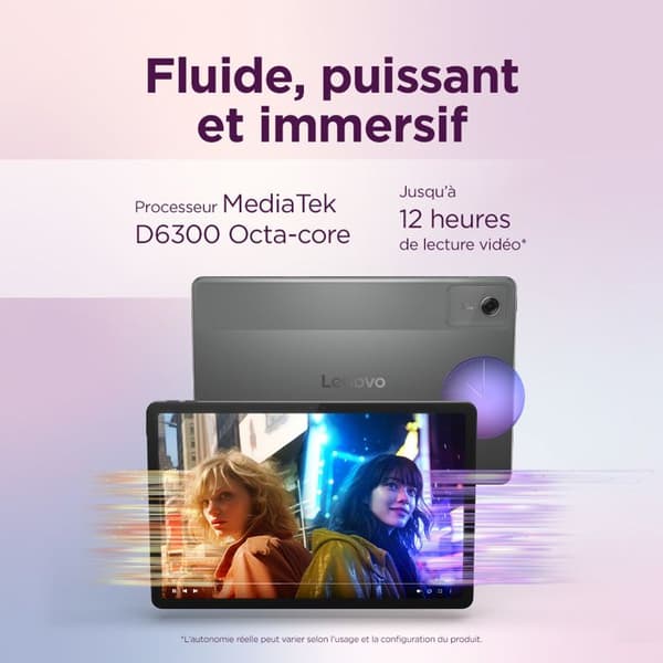 LENOVO Idea Tab - 11 2.5K IPS pekskärm - 4 GB RAM - 128 GB lagring - Blå