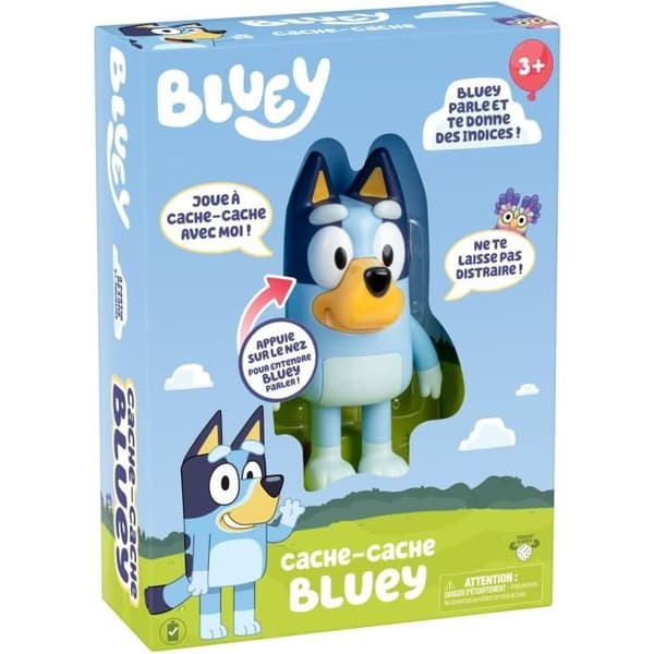 Kurragömma - Interaktiva spel - BLUEY - 1 elektronisk figur - Blå - Från 3 år