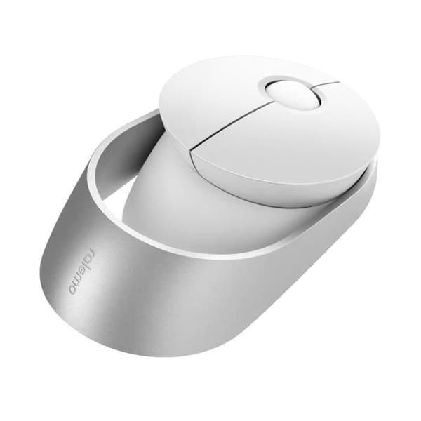 Trådlös mus - Ralemo - Air 1 - Vit - Multiläge 2.4GHz/Bluetooth - 1600 dpi